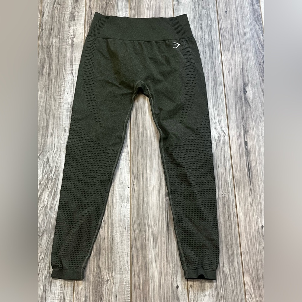 Gymshark Apex leggings- Olive green Size XL